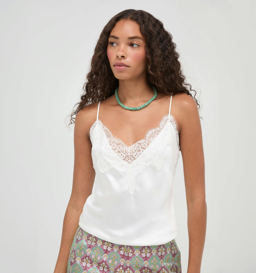 The Gracie Top -  Ivory
