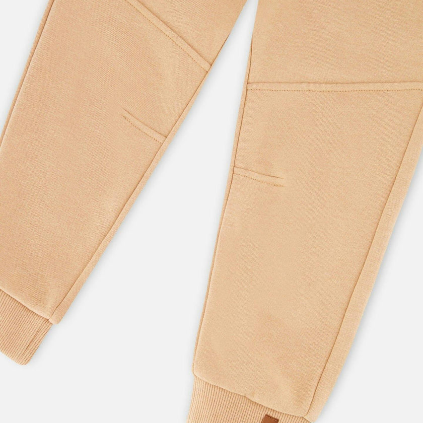 French Terry Sweatpants With Cross Seams