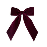 Big Velvet Bow, Burgundy