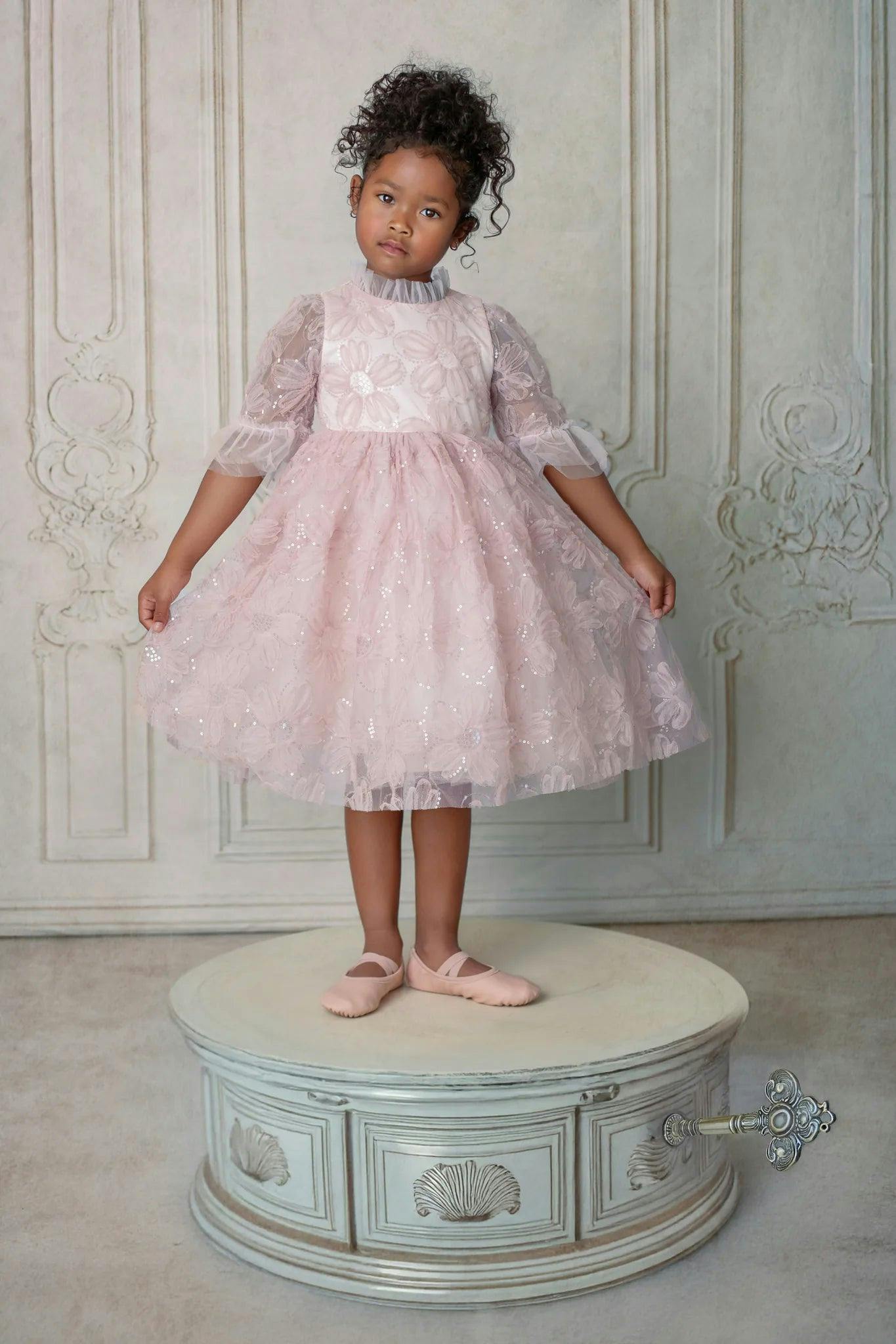 Blush Petal Music Box Dress