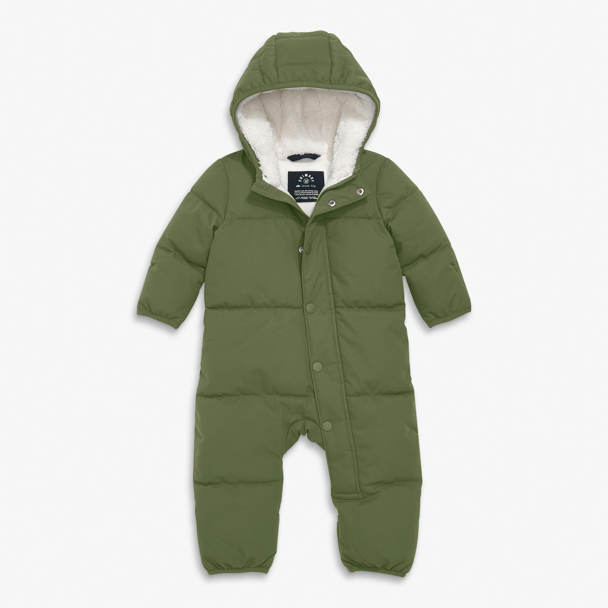Baby weatherproof puffer suit