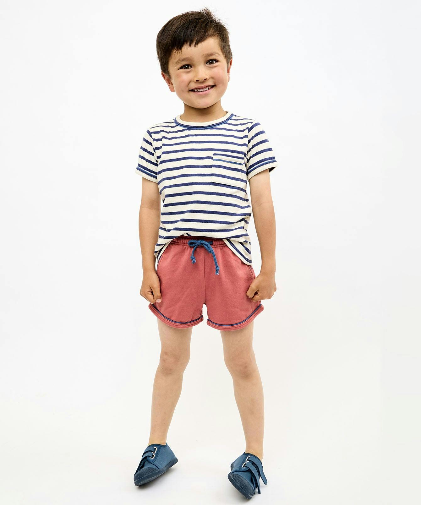 Willie T-Shirt, Navy Stripe