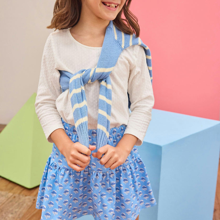 Striped Sweater - Blue