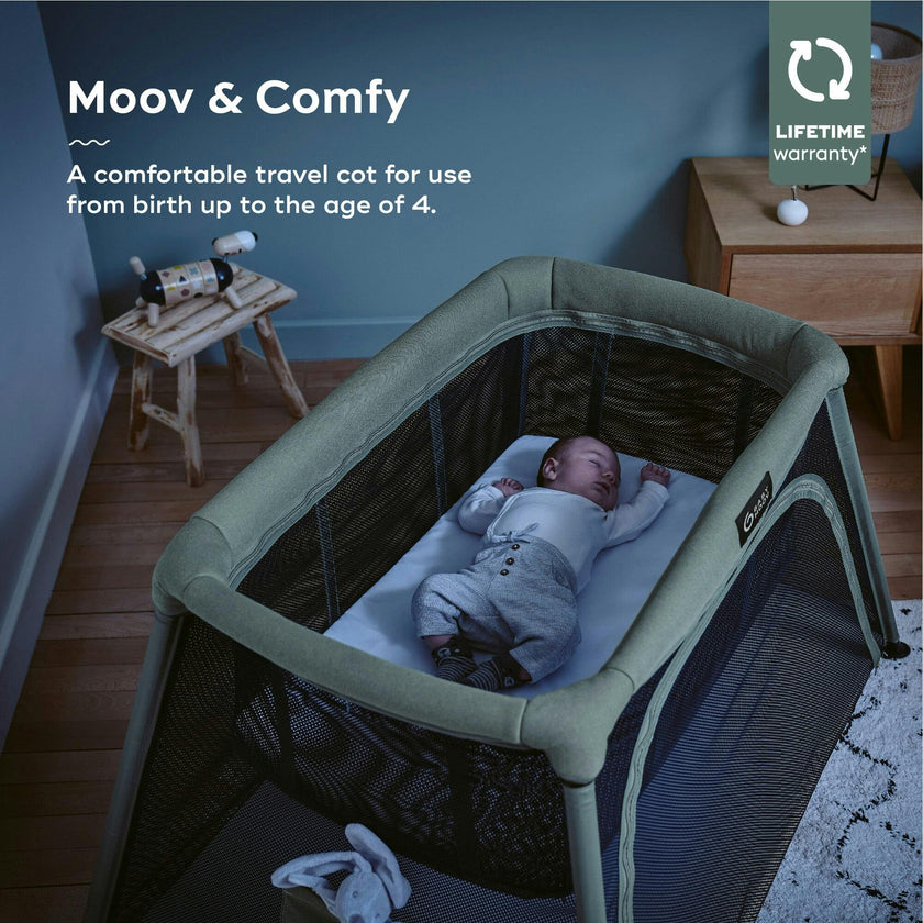 Moov and Comfy 3-in-1 Travel Crib and Play Yard