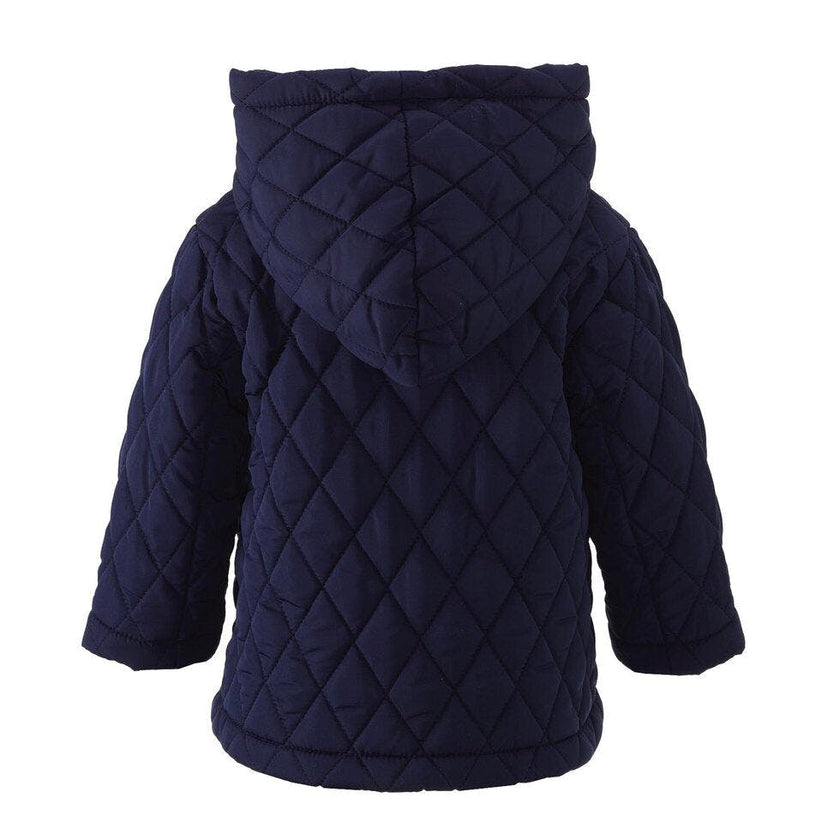 Navy Quilted Jacket
