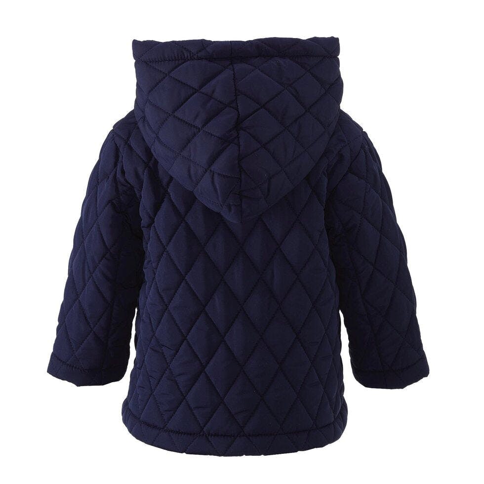 Navy Quilted Jacket