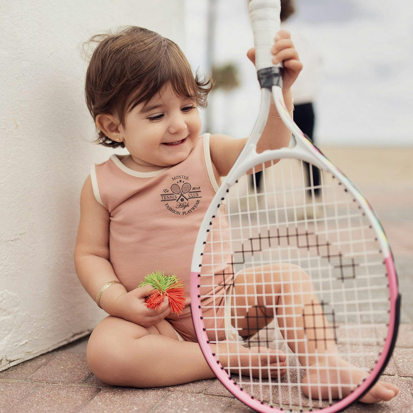 Baby Tennis Club Unisex Sleeveless Tee & Short Set