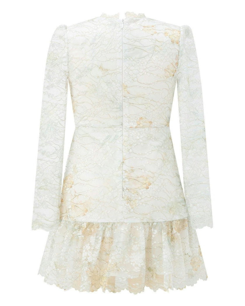 Rayne Embroidered Mini Dress