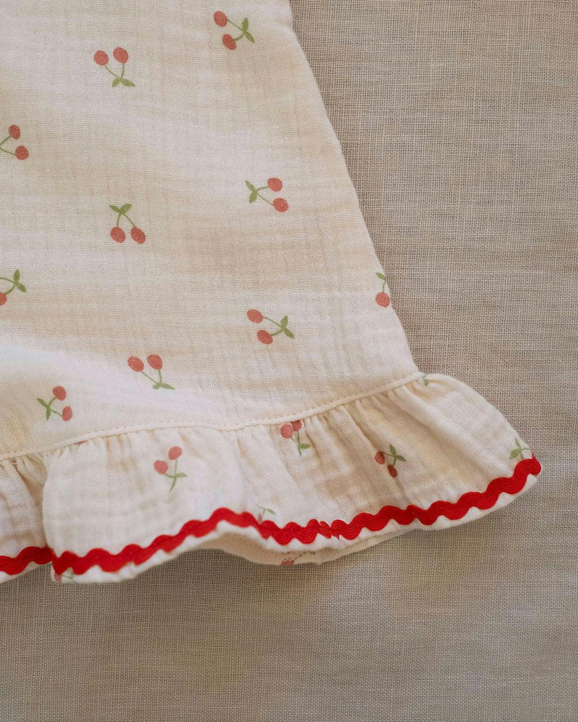 Isola Romper in Cherry
