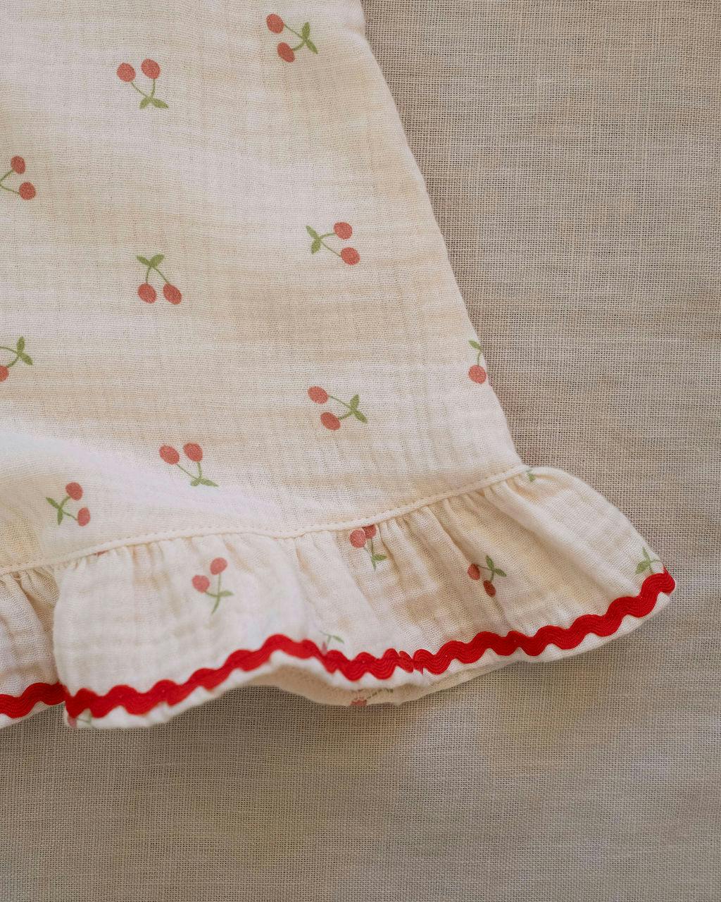 Isola Romper in Cherry