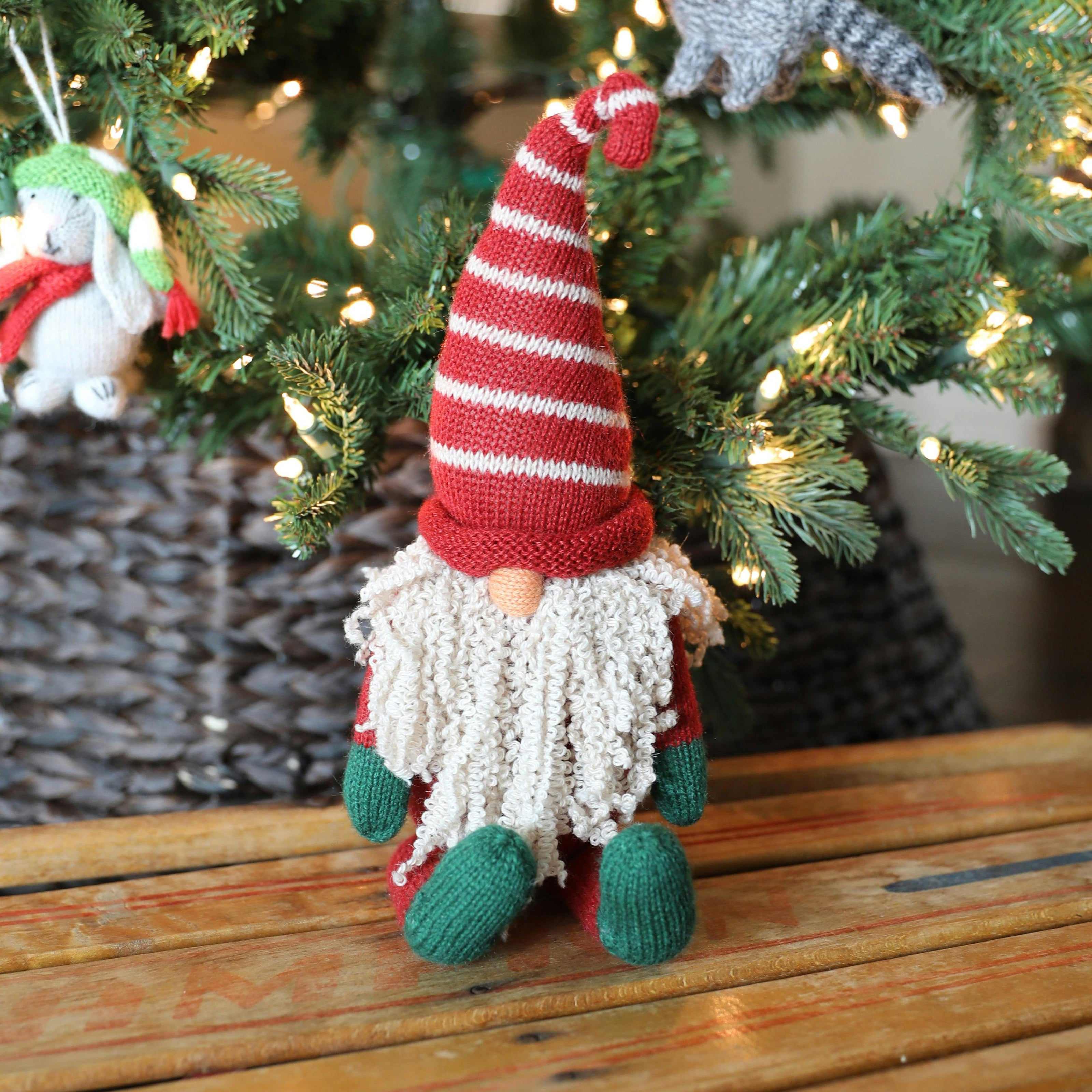 Sitting Gnome Santa