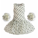 Beige Calivra Polka Dot Dress