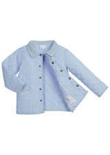 Classic Quilted Jacket - Light Blue