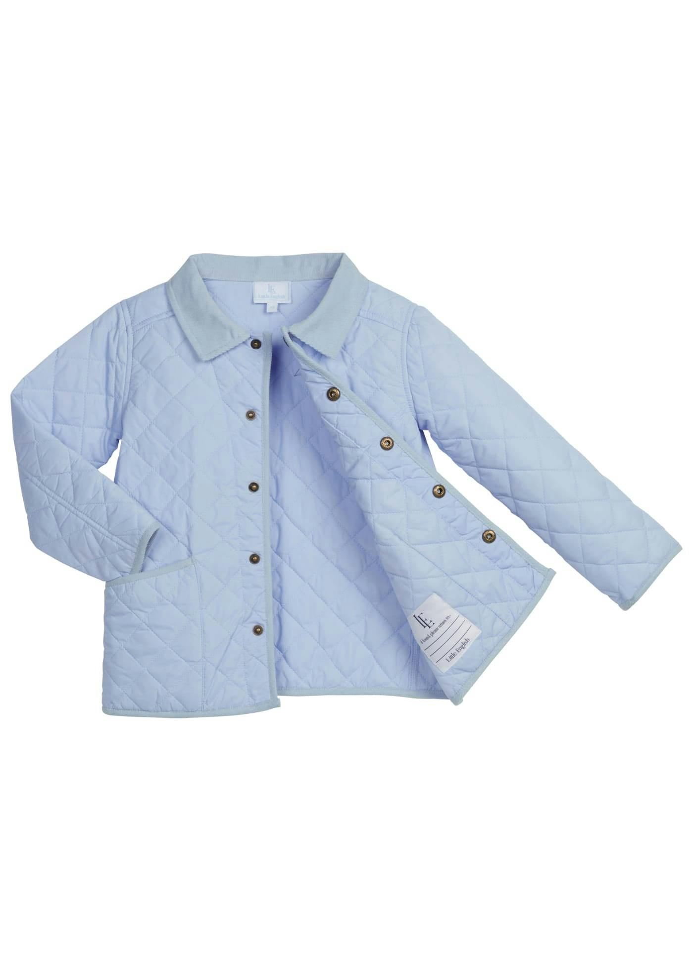 Classic Quilted Jacket - Light Blue
