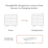 Palma 3-Drawer Compact Assembled Dresser (34")