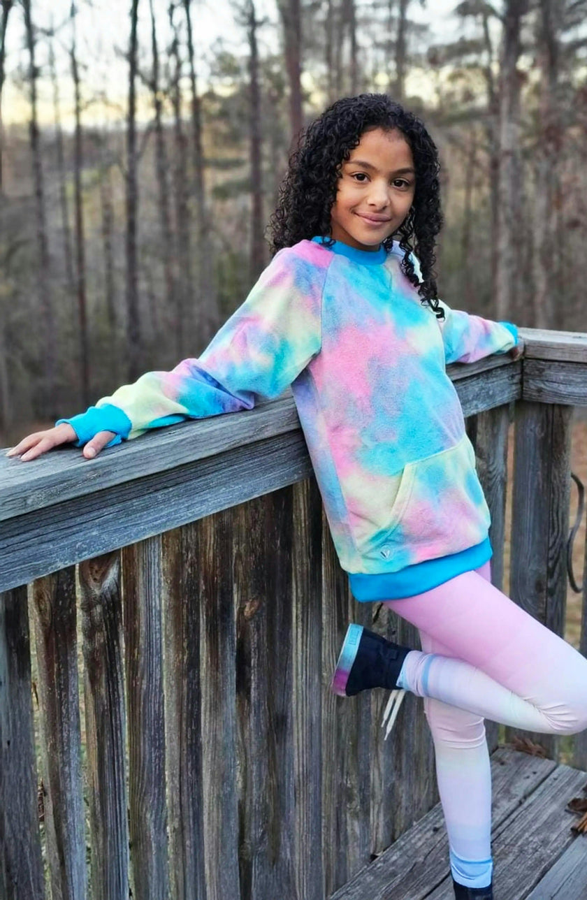 Minky Crewneck Sweatshirt - Tie Dye