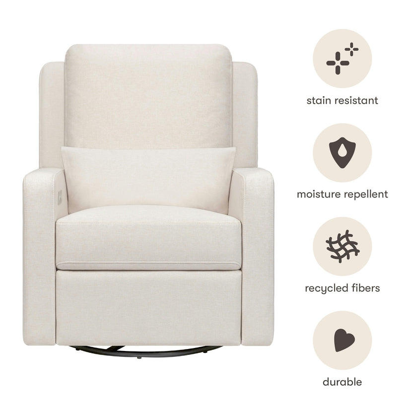 Babyletto Sigi Electronic Recliner and Swivel Glider with USB port