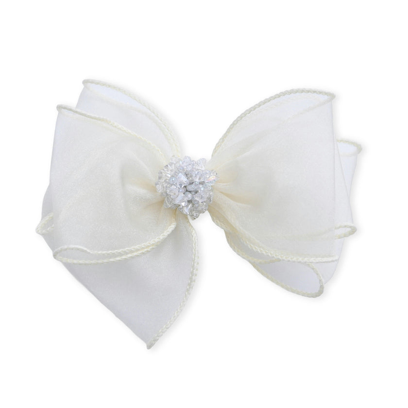 Multicolor Crystal Accent Bow Set