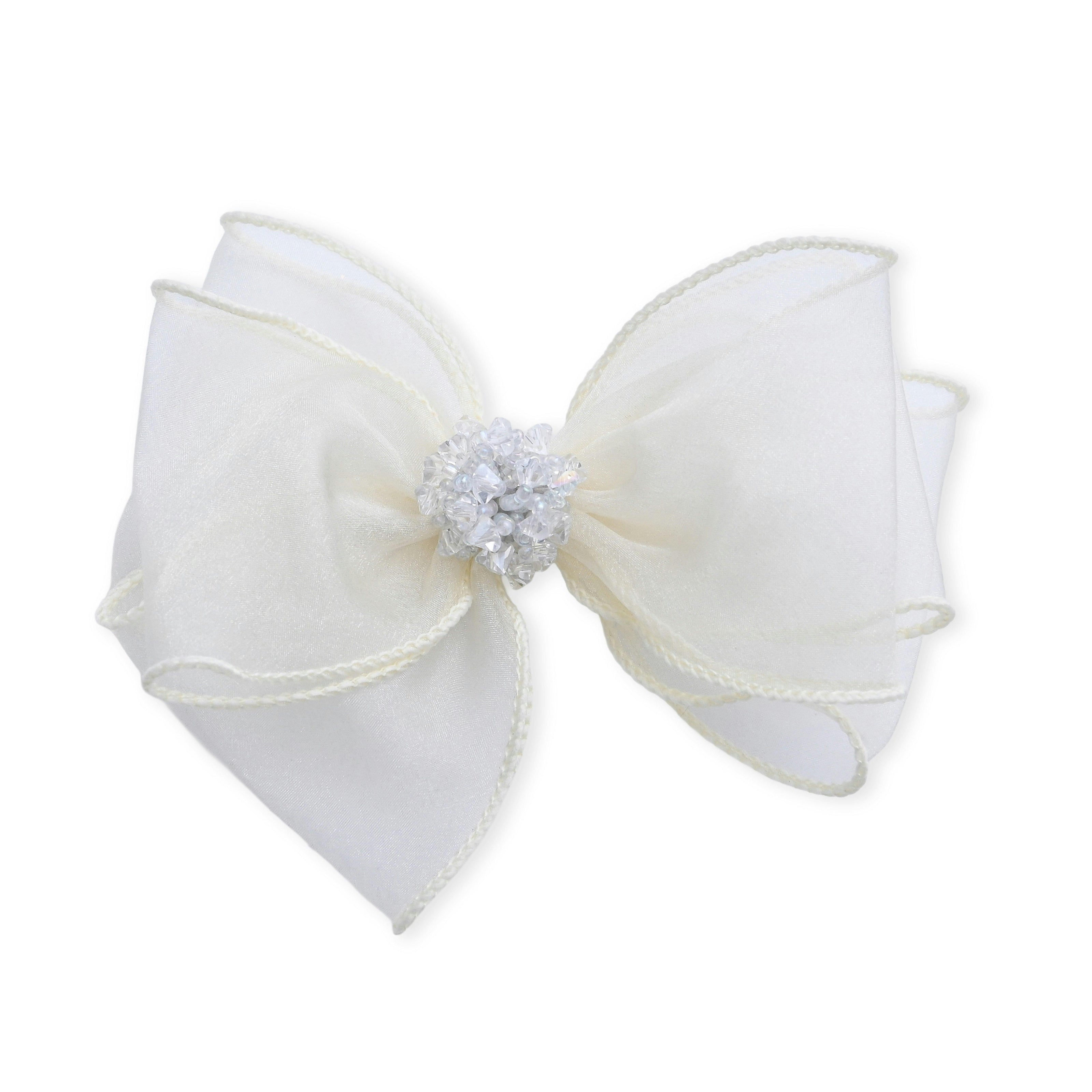 Multicolor Crystal Accent Bow Set