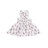 Cowgirl Boots - Smocked Top with Bloomer