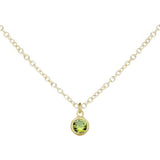 August Birthstone Necklace