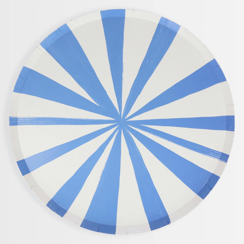 Mixed Stripe Dinner Plates