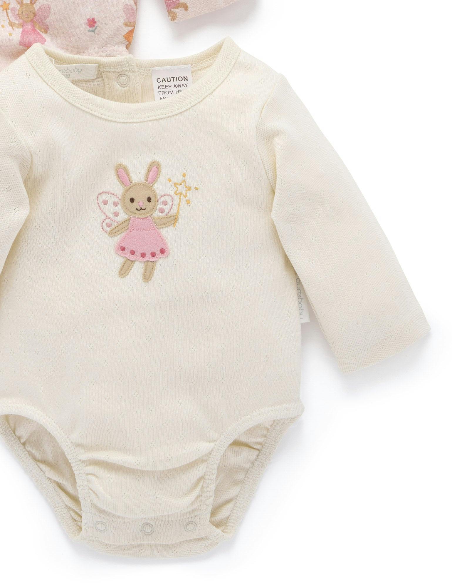 2 Pack Bodysuit Little Fairies Print