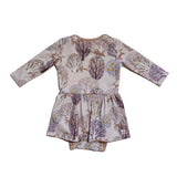 Baby Isabelle Print Long Sleeve Onesie Dress