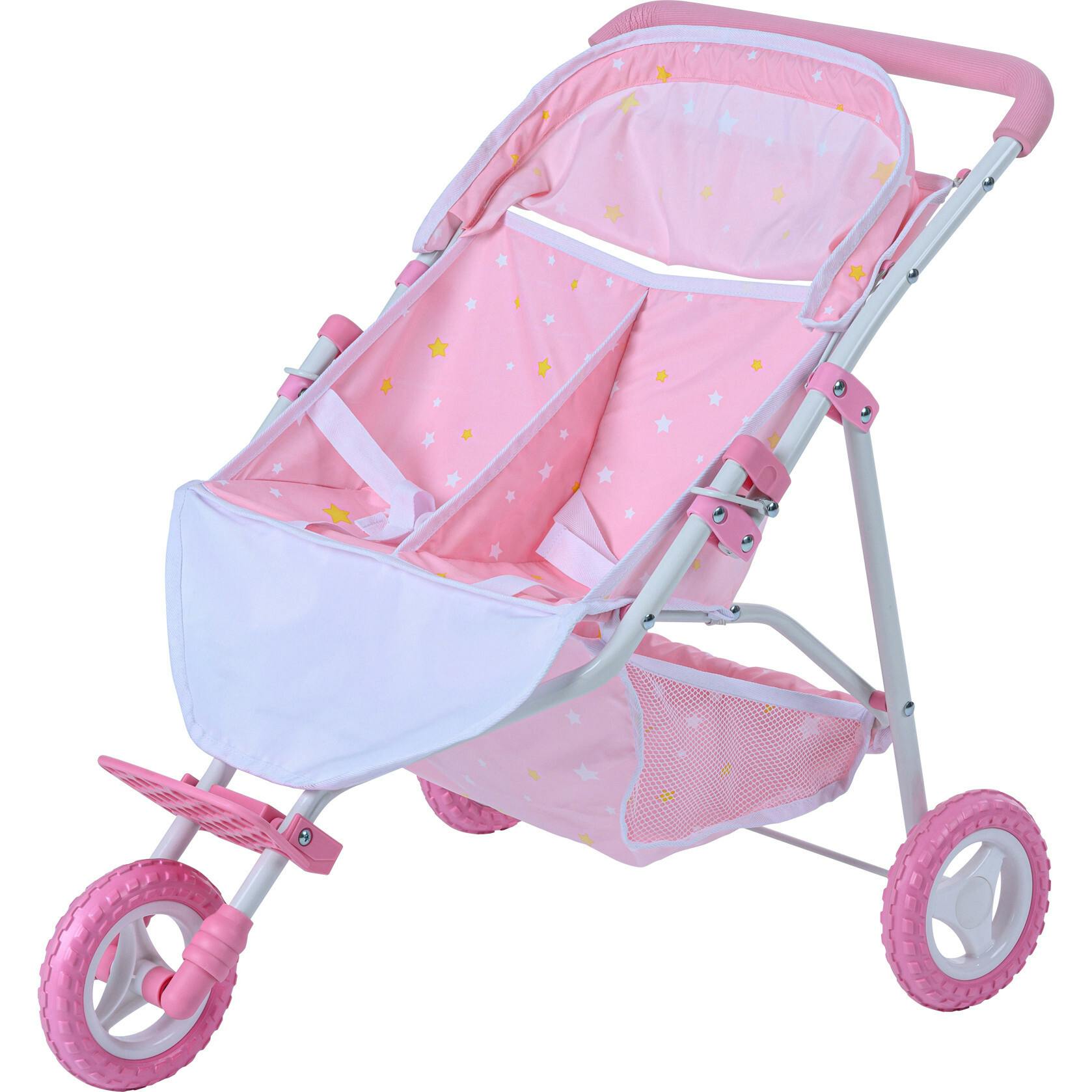 Stars Princess Deluxe Baby Doll Stroller