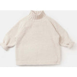 Baby Fuzzy Ribbed Neck Sweater