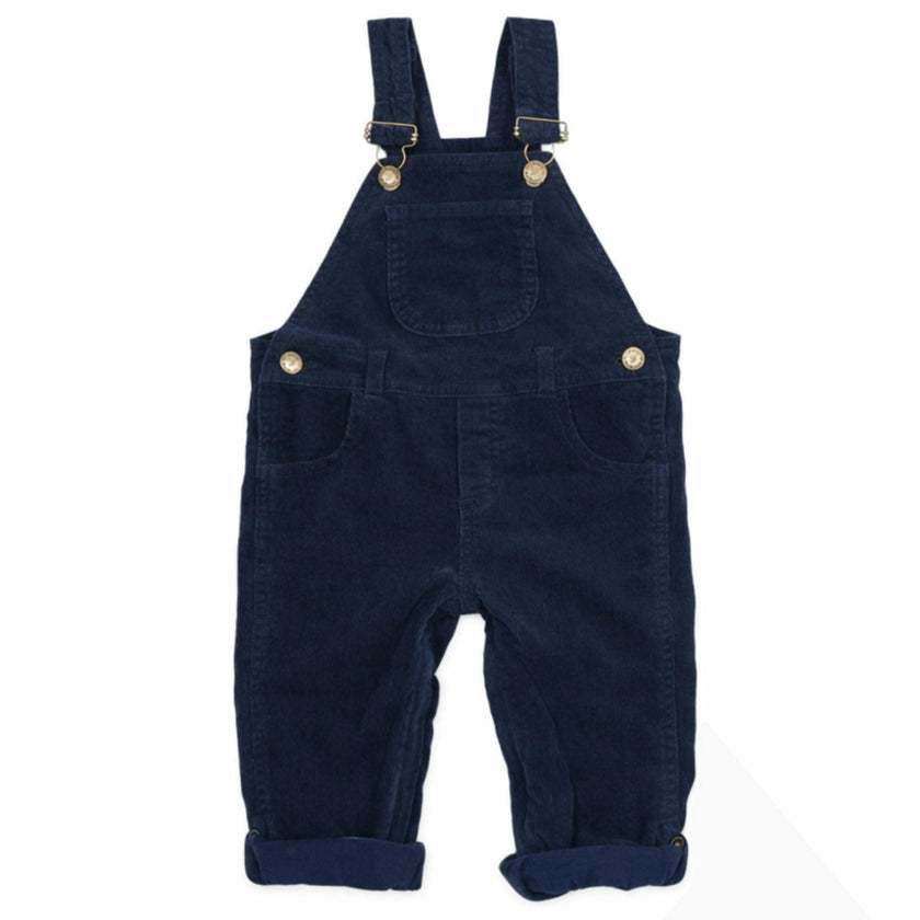 Navy Corduroy Overalls