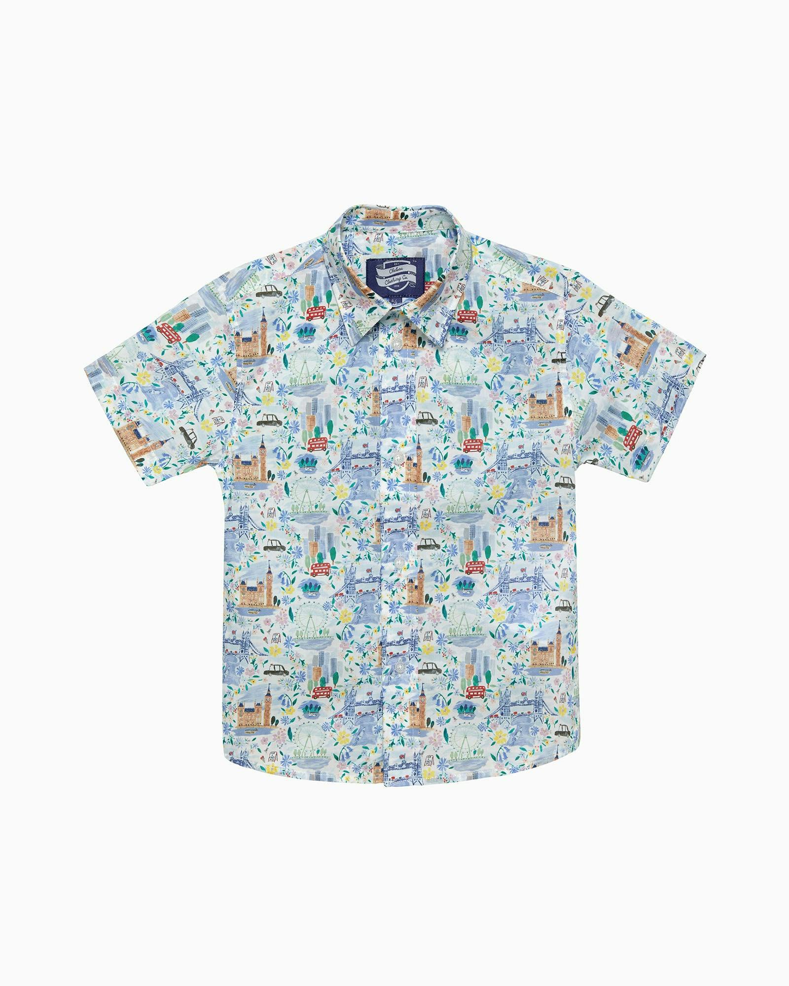 Short-Sleeved London Scenes Shirt
