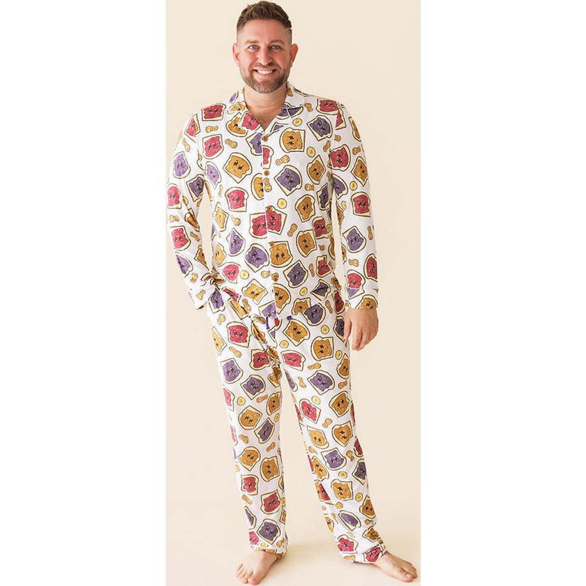 Peanut Butter Jelly Time Men's Luxe Pajama Pant Set