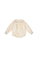 AGATHE FLORAL SMOCKED ROMPER