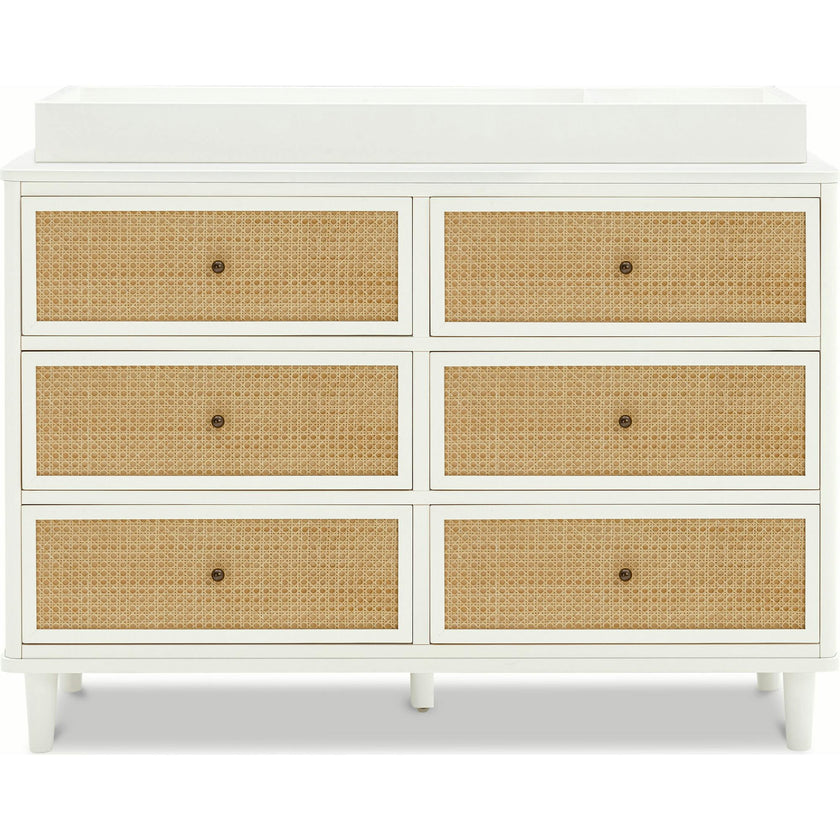 Marin with Cane 6 Drawer Dresser