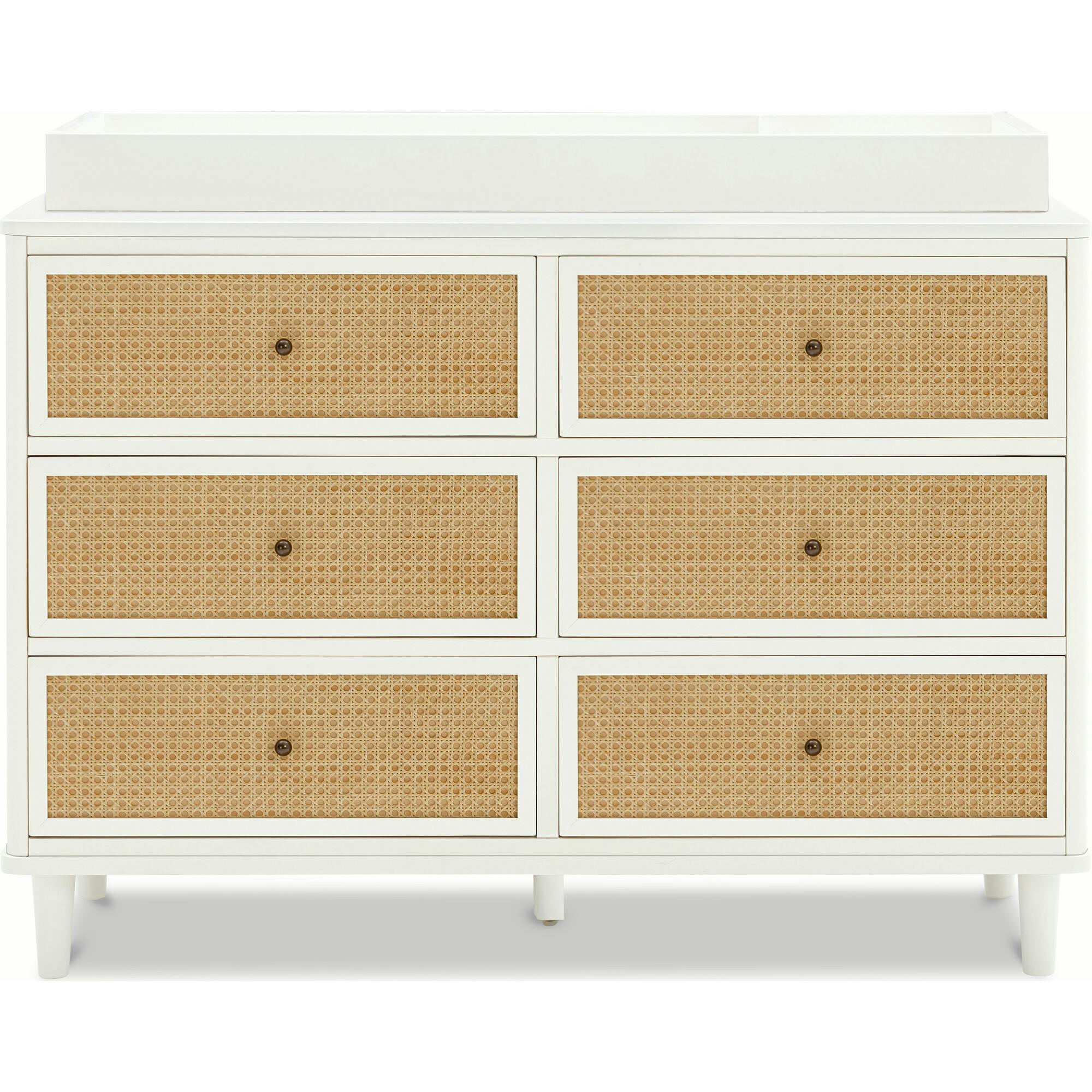 Marin with Cane 6 Drawer Dresser