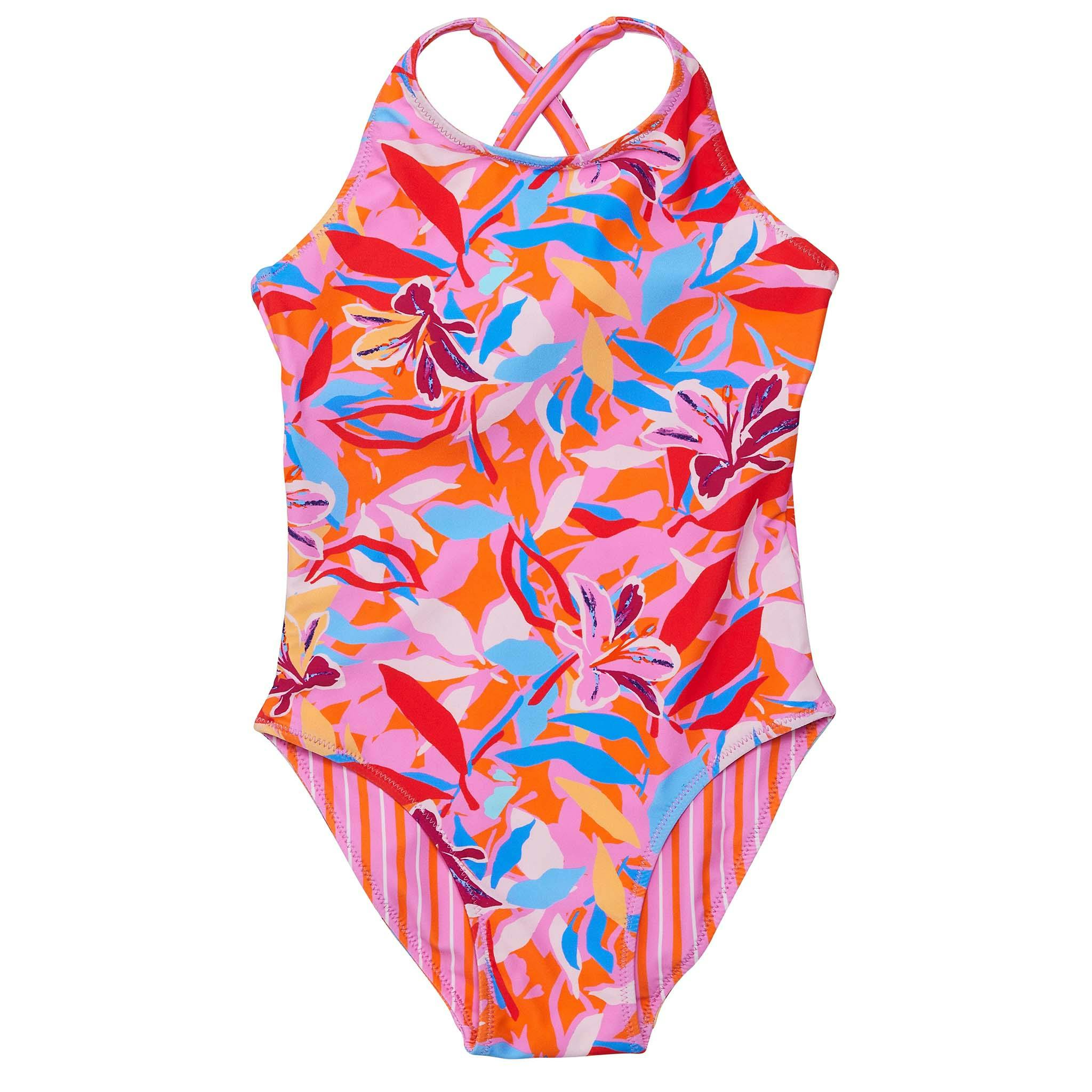 UPF50+ Sustainable Reversible Halter X-Back Swimsuit