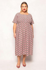 Parker Dress in Floral Fan
