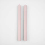 Cotton Candy Pink Table Candles