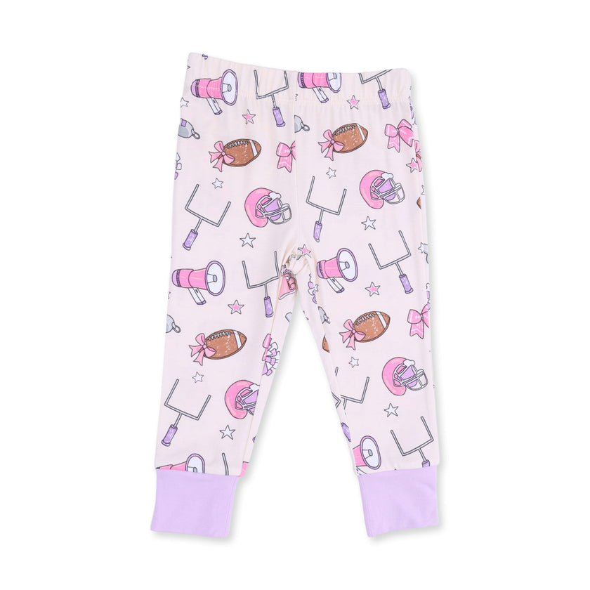 Football Cheer - Short Sleeve Loungewear Set