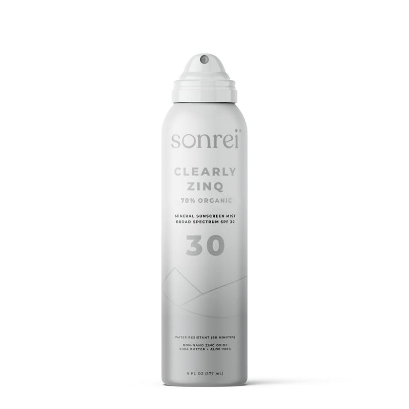 Clearly Zinq Organic SPF 30 Mineral Body Mist Sunscreen