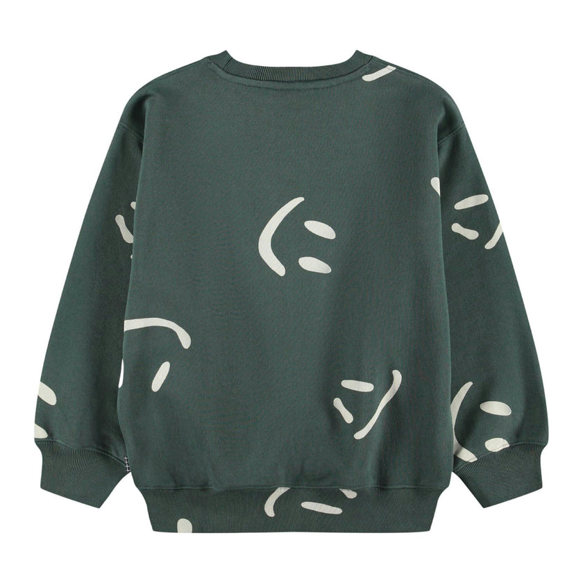 Molo Monti Big Smiles Taxus Sweatshirt