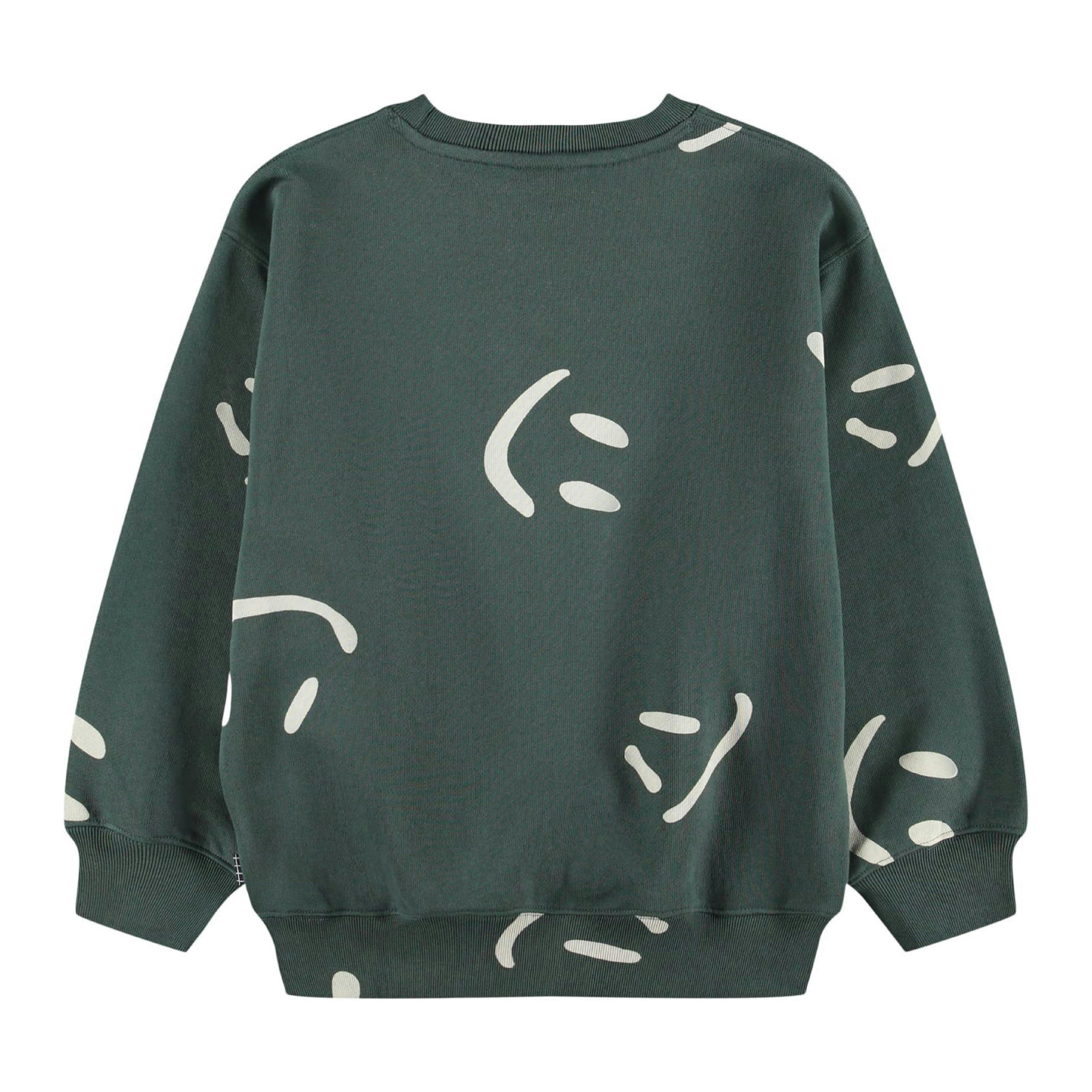 Molo Monti Big Smiles Taxus Sweatshirt