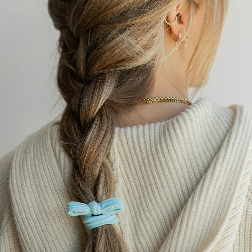 BOW SLICK BACK PONYTAILS (PACK OF 3)