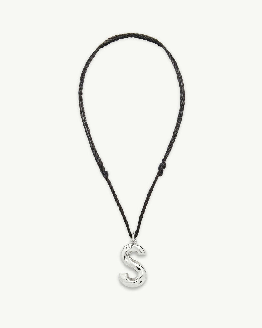 Grande Monogram Necklace in Silver