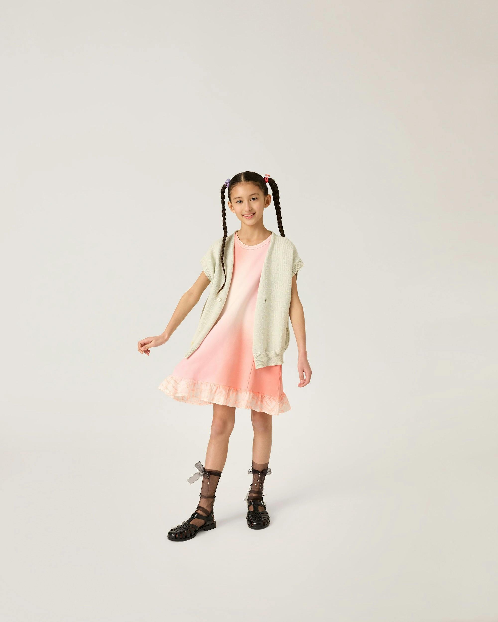 Graffiti Sleeveless Cardigan
