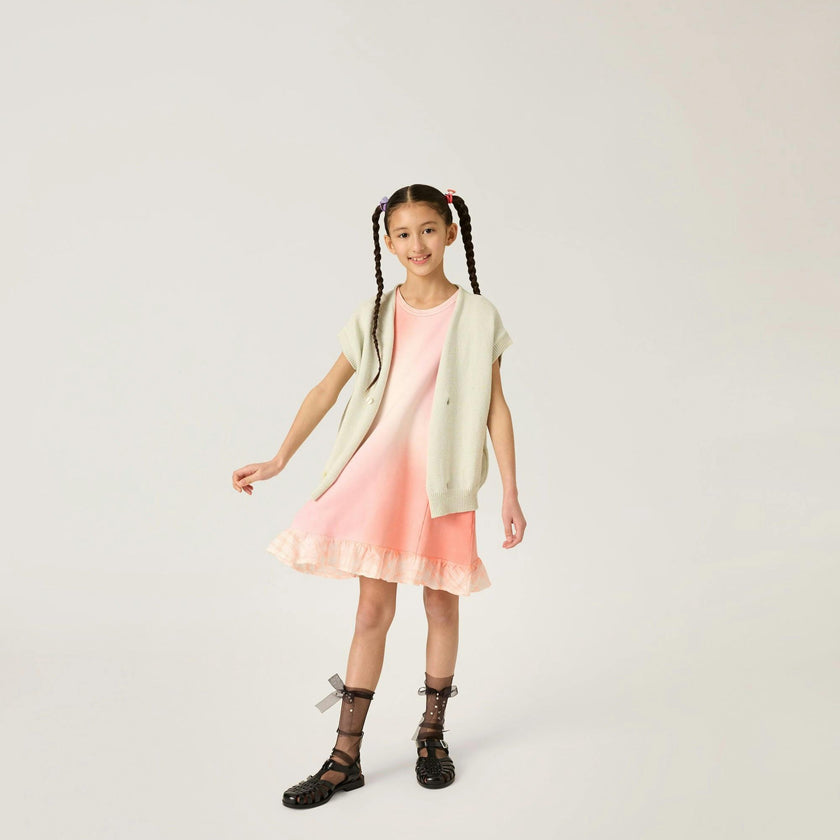 Graffiti Sleeveless Cardigan