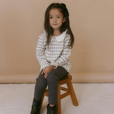 Organic Ruffle Collar Top & Leggings Set