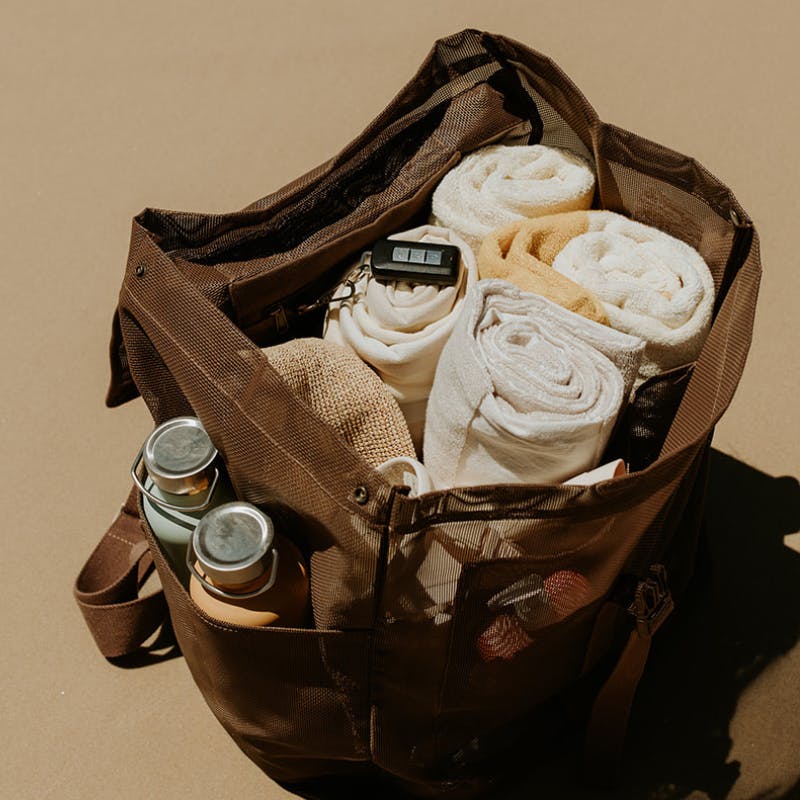 Beach Hauler™ Mesh Backpack - Espresso
