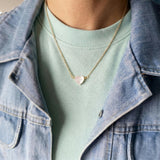 Mother of Pearl Heart Necklace